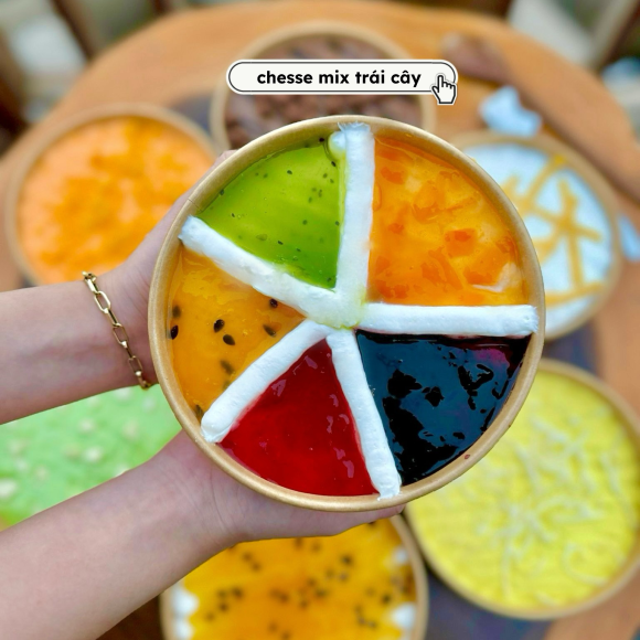 Bông Lan Mix 5 Vị Trái Cây